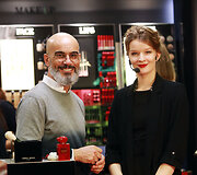 Vakarėlio &bdquo;Red Lips week by Giorgio Armani&ldquo; akimirka