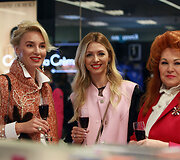 Vakarėlio &bdquo;Red Lips week by Giorgio Armani&ldquo; akimirka