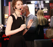 Vakarėlio &bdquo;Red Lips week by Giorgio Armani&ldquo; akimirka