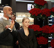 Vakarėlio &bdquo;Red Lips week by Giorgio Armani&ldquo; akimirka