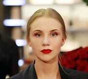 Vakarėlio &bdquo;Red Lips week by Giorgio Armani&ldquo; akimirka