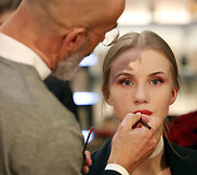Vakarėlio &bdquo;Red Lips week by Giorgio Armani&ldquo; akimirka