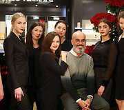 Vakarėlio &bdquo;Red Lips week by Giorgio Armani&ldquo; akimirka