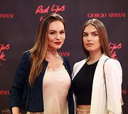 Vakarėlio &bdquo;Red Lips week by Giorgio Armani&ldquo; akimirka
