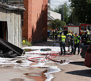 Gaisras Kauno siuvykloje