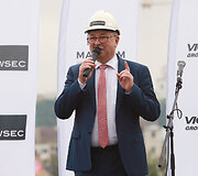 &bdquo;Magnum&ldquo; verslo centro statybų pradžia Nemuno saloje &ndash; Visvaldas Matijo&scaron;aitis