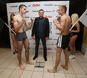 &bdquo;King of the Cage&ldquo; sportininku svėrimas