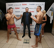 &bdquo;King of the Cage&ldquo; sportininku svėrimas
