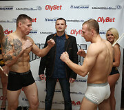 &bdquo;King of the Cage&ldquo; sportininku svėrimas
