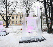 Ledo skulptūrų gamyba