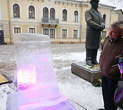 Ledo skulptūrų gamyba