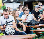 Futbolo fanų zona prie Baltojo tilto