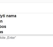 "Google" paie&scaron;kos pasiūlymai