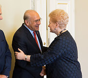 Angelas Gurria ir Dalia Grybauskaitė