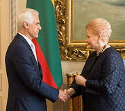Dalia Grybauskaitė užsienio svečius apdovanojo valstybiniais apdovanojimais