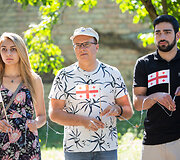 Solidarumo akcijos &bdquo;Už Sakartvelo suvienijimą&ldquo; akimirka