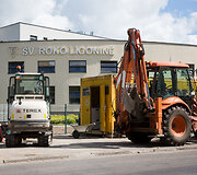 Tvarkomas &scaron;aligatvis Antakalnio g. prie &Scaron;v. Roko ligoninės