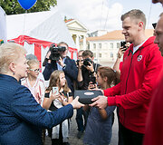 Dalia Grybauskaitė ir Eimantas Bendžius