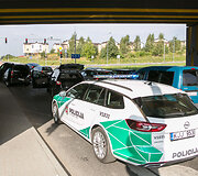Trijų automobilių avarija Pavilnionių gatvėje