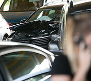 Trijų automobilių avarija Pavilnionių gatvėje