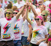 Spalvingasis &bdquo;The Color Run&ldquo; bėgimas