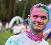 Spalvingasis &bdquo;The Color Run&ldquo; bėgimas