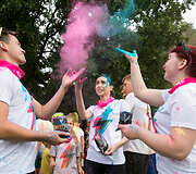 Spalvingasis &bdquo;The Color Run&ldquo; bėgimas