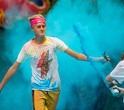 Spalvingasis &bdquo;The Color Run&ldquo; bėgimas