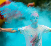 Spalvingasis &bdquo;The Color Run&ldquo; bėgimas