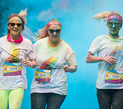 Spalvingasis &bdquo;The Color Run&ldquo; bėgimas