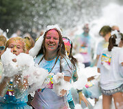 Spalvingasis &bdquo;The Color Run&ldquo; bėgimas