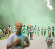 Spalvingasis &bdquo;The Color Run&ldquo; bėgimas