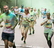 Spalvingasis &bdquo;The Color Run&ldquo; bėgimas