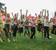 Spalvingasis &bdquo;The Color Run&ldquo; bėgimas