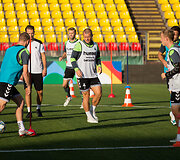 Lietuvos futbolo rinktinės treniruotė 