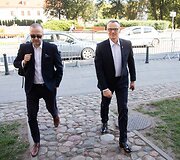 Arvydas Tama&scaron;auskas ir Romualdas Brazauskas