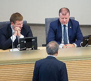 Vilius &Scaron;apoka ir Saulius Skvernelis