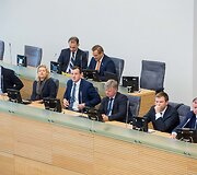 Seime vyksta Vyriausybės valanda
