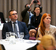 Finansų konferencijos akimirka