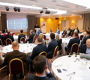 Finansų konferencijos akimirka