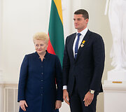 Dalia Grybauskaitė ir Saulius Ritter