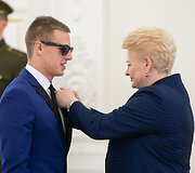 Edgaras Matakas ir Dalia Grybauskaitė