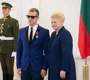 Edgaras Matakas ir Dalia Grybauskaitė