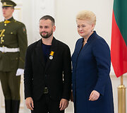 Kazimieras Dauskurtas ir Dalia Grybauskaitė