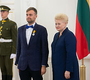 Ignas Reznikas ir Dalia Grybauskaitė