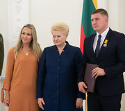 Dalia Grybauskaitė ir Deimantas Jusys