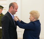 Donatas Narvilas ir Dalia Grybauskaitė