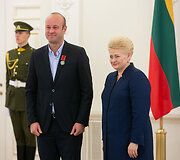 Donatas Narvilas ir Dalia Grybauskaitė