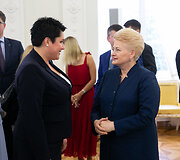Daina Gudzinevičiūtė ir Dalia Grybauskaitė