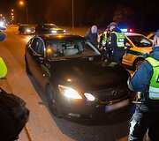 Naktinis kelių policijos reidas Vilniuje